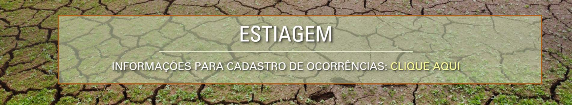 banner estiagem