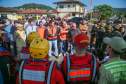 Em União da Vitória, governador Ratinho Junior anuncia pacote para auxílio às vítimas de enchentes