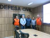 Defesa Civil do paraná recebe secretários municipais de Wenceslau Braz