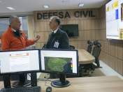 Defesa Civil Estadual recebe visita do ex-comandante geral da PMPR