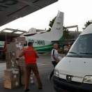 Divisão de Transporte Aéreo da Casa Militar apoia a Defesa Civil na coleta de doações de máscaras para nosso Estado