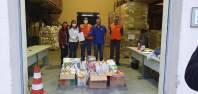 Defesa Civil recebe doação de 300 quilos de alimento dos funcionários do Banco do Brasil