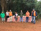 Defesa Civil Estadual apoia FUNAI na entrega de cestas básicas em aldeias indígenas no Paraná