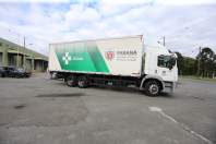 Caminhões carregados com insumos para a vacinação iniciam distribuição no Estado