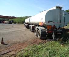 5ª COREDEC – vazamento de produtos perigosos na BR 376 Km 190,5 (Alcool hidratado).