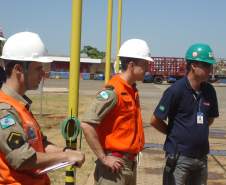 Foi realizado em empresa de Gás LP em Apucarana, mais uma fiscalização de produtos perigosos.