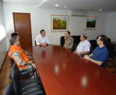 5ª COREDEC  realiza visita ao Prefeito da cidade de Ubiratã para futura instalações do Posto de Bombeiros Comunitário.
