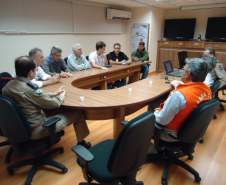 5ª COREDEC  realiza reunião com a COMDEC/Prefeitura, Copel e GVT, afim elaborar um protocolo de atendimento aos desastres naturais na cidade de Maringá.
