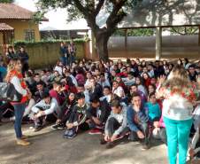 Plano de abandono nas escolas estaduais de Maringá escoal estadual Teobaldo MIranda Santos