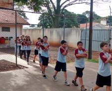 Plano de abandono nas escolas estaduais de Maringá no Colégio Marco Antonio Pimenta