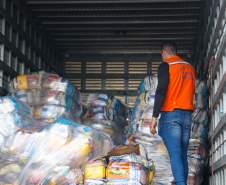 Mais 580 cestas básicas chegam a União da Vitória; Estado reforça suporte em regiões mais críticas