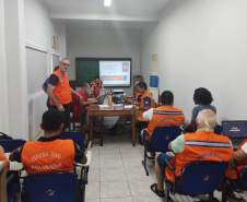 Treinamento com Defesas Civis do Litoral do Paraná