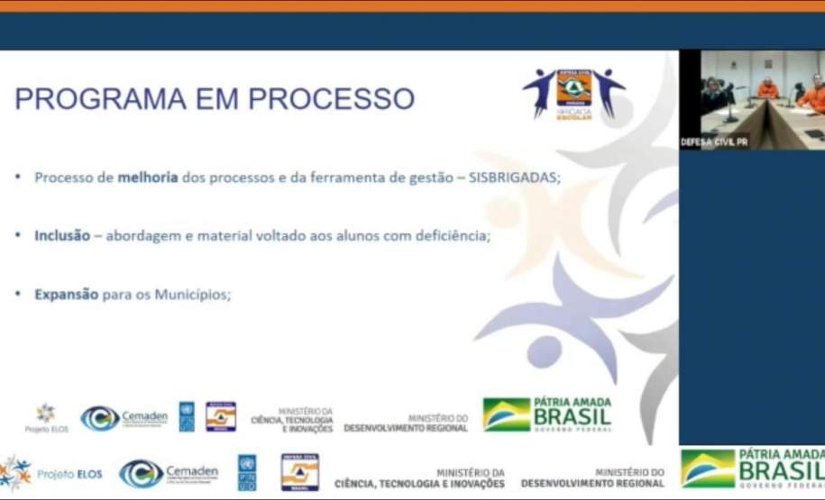 Informações sobre o processo do programa