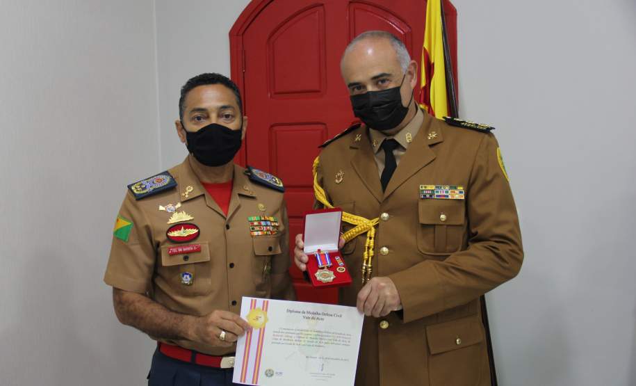 Entrega de medalhas