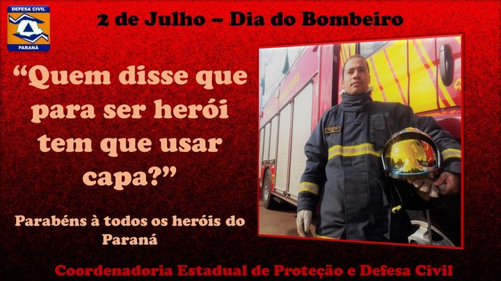 2 de julho dia do Bombeiro 