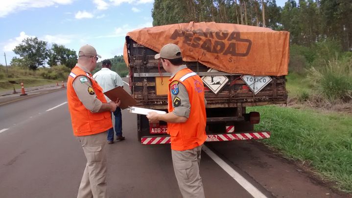 Fiscalização Produtos Perigosos Posto PRv Londrina-Pr.