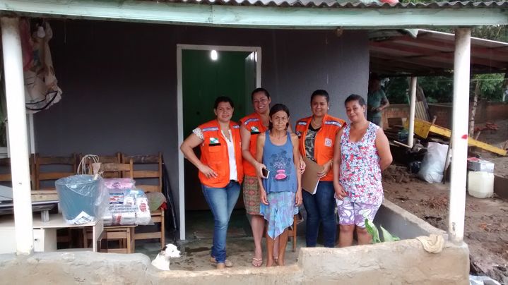 Entrega complementar de Ajuda Humanitária em Conselheiro Mairinck-PR