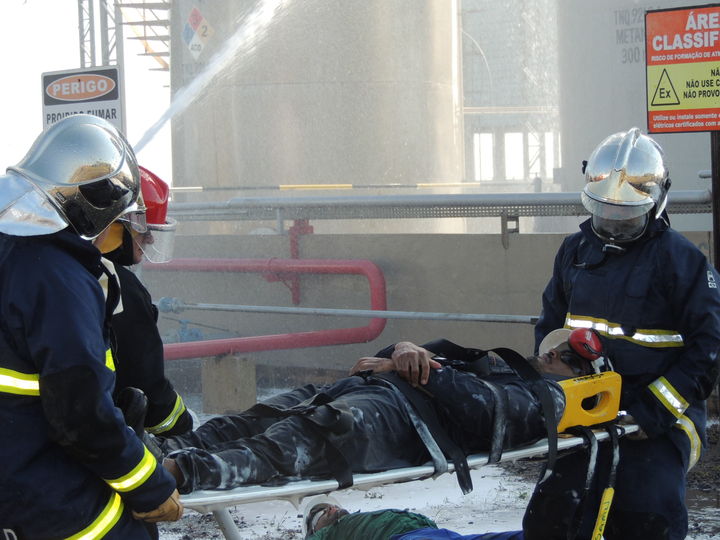 5o Grupamento de Bombeiros realiza Primeiro Simulado de Atendimento Emergencial do Plano de Auxílio Mútuo(PAM)