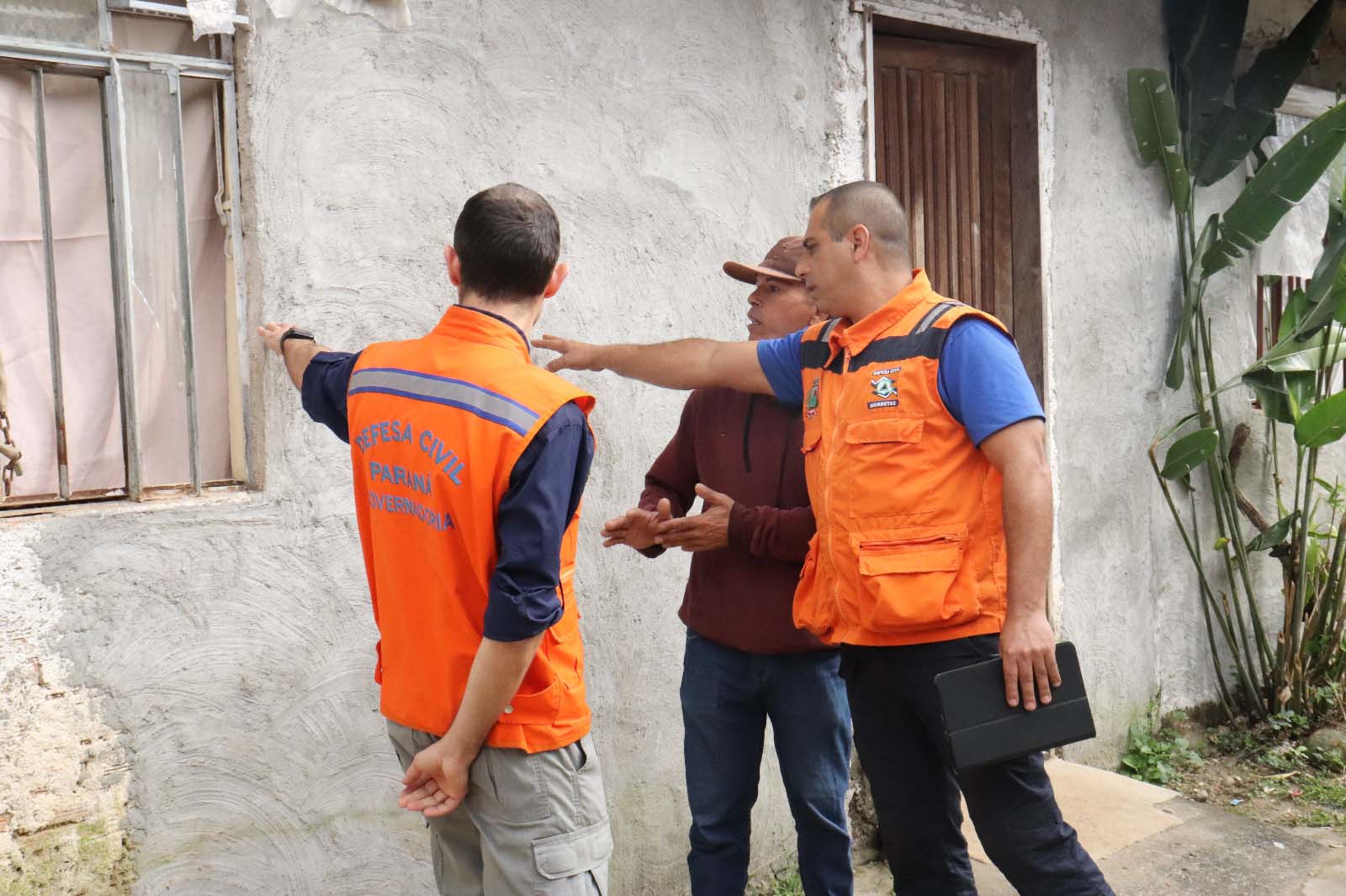 Com apoio da Defesa Civil, Morretes e União da Vitória avaliam alcance do novo alerta