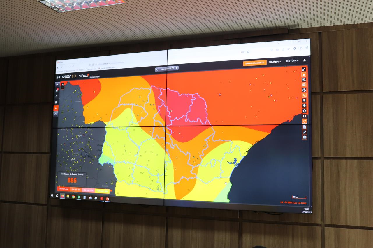Atualizações da plataforma VFogo melhoram controle de queimadas no Paraná