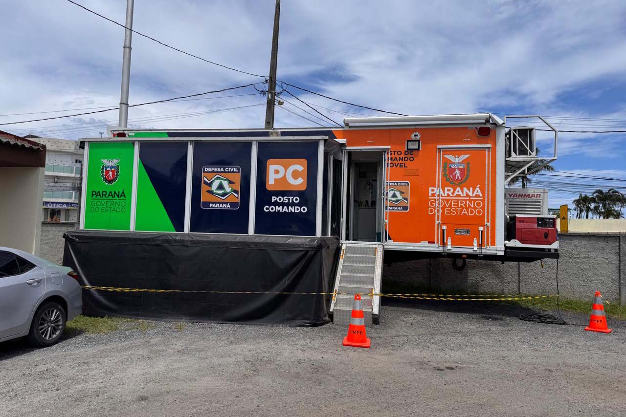 Com base no Litoral, Defesa Civil já emitiu 76 alertas durante o Verão Maior Paraná