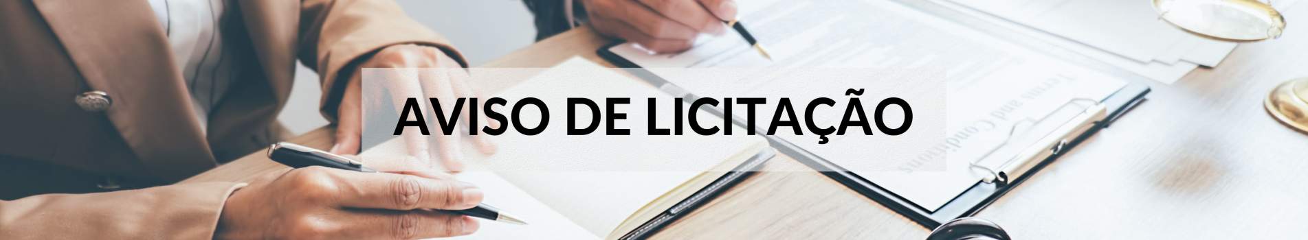 Aviso de Licitação