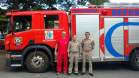 Posto de bombeiros comunitário de Nova Esperança adquire viatura com recursos do FUNREBOM para a Defesa Civil municipal.