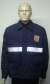 Vista frontal do uniforme com Japona.