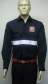 Vista frontal do uniforme.