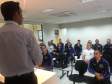 Centro de Gerenciamento de Riscos e Desastres recebe visita do 1º ano do curso de oficiais da PMPR.