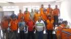 Radioamadores voluntários, tiveram papel fundamental, auxiliando no Treinamento das Regionais em Rio Sagrado, Morretes/PR