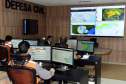 A Coordenadoria Estadual de Proteção e Defesa Civil faz o monitoramento da situação em todos os municípios paranaenses através do Centro Estadual de Gerenciamento de Riscos e Desastres (Cegerd), instalado no Palácio das Araucárias, em Curitiba. O chefe Operacional do órgão, capitão Romero Nunes da Silva Filho, afirmou que a atenção é maior no momento porque ainda há previsão de chuvas para os próximos dias.Curitiba, 30/10/2017.Foto: Ricardo Almeida/ANPr