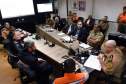 Secretário chefe da Casa Militar, coronel Mauricio Tortato, se reúne com lideranças do movimento grevista dos caminhoneiros.Curitiba, 24/05/2018Foto: Ricardo Almeida / ANPr