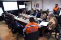 Secretário chefe da Casa Militar, coronel Mauricio Tortato, se reúne com lideranças do movimento grevista dos caminhoneiros.Curitiba, 24/05/2018Foto: Ricardo Almeida / ANPr