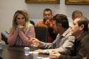 A governadora Cida Borghetti se reúne neste domingo (27), no Palácio Iguaçu, a partir das 16 horas, com representantes do movimento dos caminhoneiros e com empresários do setor de transporte de cargas.Curitiba, 27/05/2018.Foto: Jonas Olibveira/Governadoria