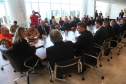 Governadora Cida Borghetti recebe o presidente da Associação dos Municípios do Paraná (AMP) e prefeito de Coronel Vivida, no Sudoeste do Estado, Frank Ariel Schiavini e prefeitos de outras regiões do Estado.Curitiba, 29/05/2018.Foto: Orlando Kissner/ANPr