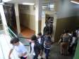Evacuação de alunos