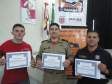 13ª COREDEC – Apucarana: Encerramento da Semana de Redução de Desastres  -  ADC Patric, Sub-ten Polato e ADC Justo
