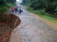 bueiro Sobre Rio Jacutinga destruido pela enchente