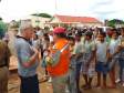 15ª Coordenadoria Regional de Defesa Civil participa de simulação de evacuação de prédio escolar no município de Mariluz-PR.