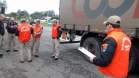 -  No dia 25 de Julho de 2014, a 2ª CORPDEC  realizou Fiscalização em Transporte Rodoviário de Produtos Perigosos no Posto da Polícia Rodoviária Federal  do Município de São Mateus do Sul -  BR 476,  km 273