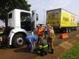 9ª Coordenadoria Regional de Proteção e Defesa Civil em conjunto com o SEST SENAT organizou um curso de fiscalização em transporte rodoviário de produtos perigosos com a participação de várias entidades.