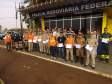 9ª Coordenadoria Regional de Proteção e Defesa Civil em conjunto com o SEST SENAT organizou um curso de fiscalização em transporte rodoviário de produtos perigosos com a participação de várias entidades.
