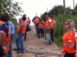 COORDENADORIA ESTADUAL DE PROTEÇÃO E DEFESA CIVIL PROMOVE TREINAMENTO PARA AVALIAÇÃO DE RISCOS DE DESLIZAMENTOS.