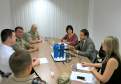 O encontro contou com a presença de representantes da 4ª CORPDEC Major Fernando e Major Amarildo e 12ª CORPDEC Major Schinda, o Coordenador Executivo de Proteção e Defesa Civil Coronel Barros, o Diretor do CEPED Capitão Pinheiro e Professora Danyelle Stringari Diretora Acadêmia do CEPED.