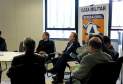 Na manhã desta segunda feira (23/05), o Coordenador Executivo de Proteção e Defesa Civil Tenente- Coronel Edemilson de Barros recebeu no Palácio das Araucárias representantes das empresas Fractal Engenharia e Rijomtec Equipamentos de Segurança (ambas de Santa Catarina), que apresentaram o Sistema de Previsão de Eventos Hidrológicos Críticos o (SPEHC).