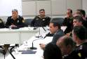 Na tarde da última quarta-feira (15/06) o Coordenador Executivo de Proteção e Defesa Civil, Ten.-Cel. Edemilson de Barros, ministrou uma palestra sobre a metodologia de Defesa Civil para os militares do Curso de Aperfeiçoamento de Oficiais (CAO) da Polícia Militar do Paraná.