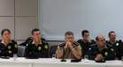 Na tarde da última quarta-feira (15/06) o Coordenador Executivo de Proteção e Defesa Civil, Ten.-Cel. Edemilson de Barros, ministrou uma palestra sobre a metodologia de Defesa Civil para os militares do Curso de Aperfeiçoamento de Oficiais (CAO) da Polícia Militar do Paraná.