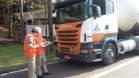 3º Coordenadoria Regional de Proteção e Defesa Civil realiza Fiscalização Prododutos Perigosos na Rodovia PR 323 PRv Porto Charles Naufal.