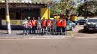 3ª Coordenadoria Regional de Proteção e Defesa Civil (CORPDEC) acompanhou a Fiscalização de Produtos Perigosos, na Rodovia BR 153 - Km 40 (Posto da Polícia Rodoviária Federal), coordenada pelo Corpo de Bombeiros de Santo Antônio da Platina-PR.